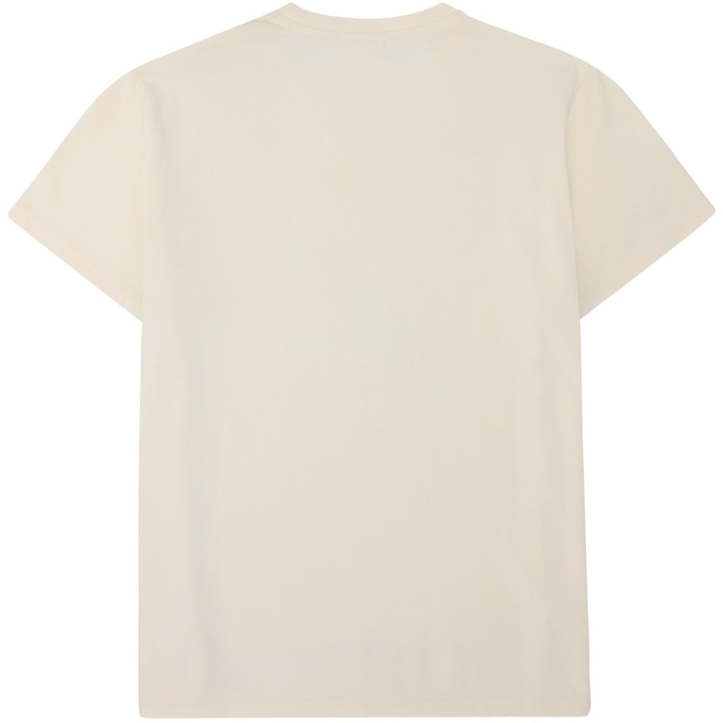 KnowledgeCotton Apparel KnowledgeCotton, Embroidery T-Shirt, egret, S