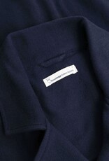 KnowledgeCotton Apparel KnowledgeCotton, Bouclé Short Sleeved Shirt, night sky, L