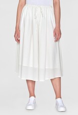 KnowledgeCotton Apparel KnowledgeCotton, Stripe Structure Skirt, egret, M