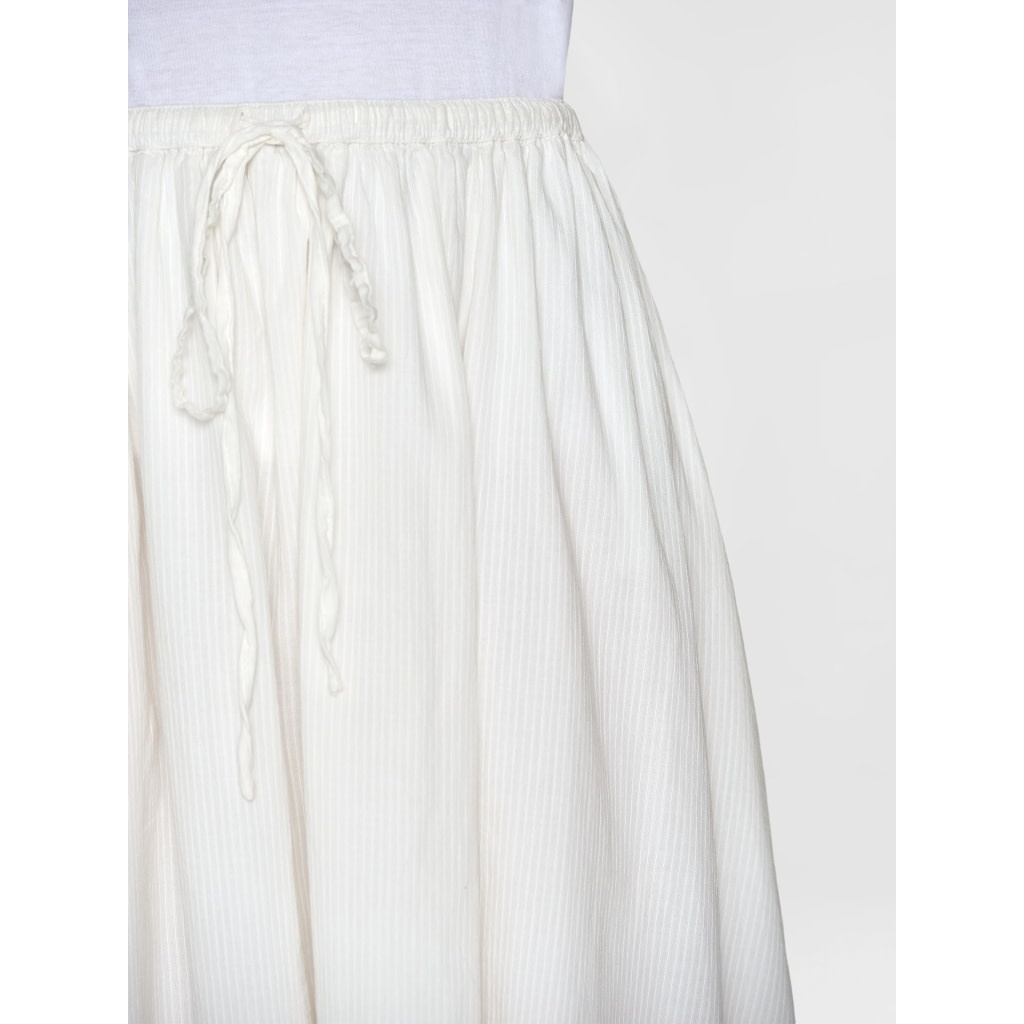 KnowledgeCotton Apparel KnowledgeCotton, Stripe Structure Skirt, egret, S
