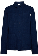 KnowledgeCotton Apparel KnowledgeCotton, Dobby Overshirt, indigo, S