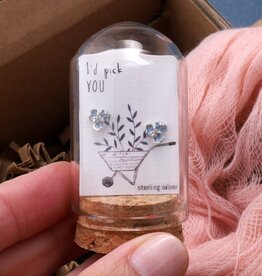Attic Creations Attic Creations, I'd Pick You, blue flower