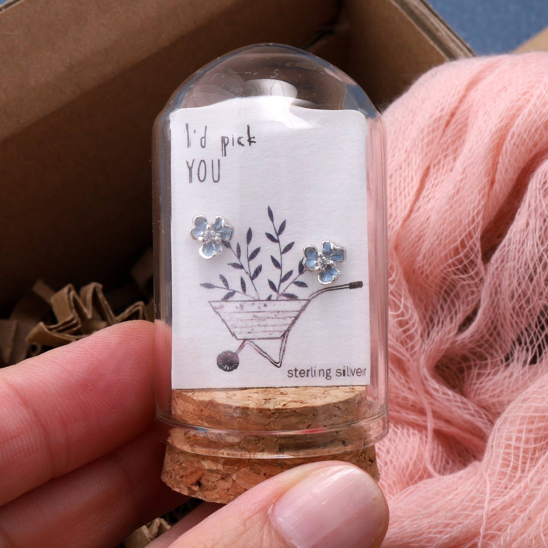 Attic Creations Attic Creations, I'd Pick You, blue flower