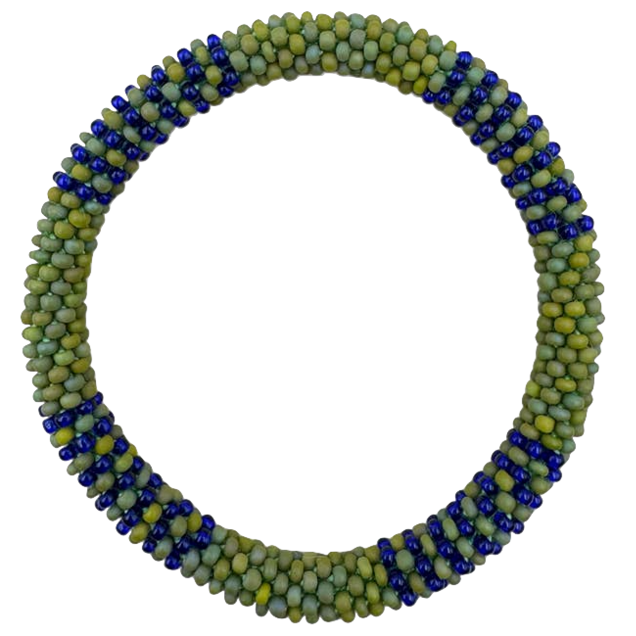 Maison Kizo Maison Kizo, Bracelet Népalais, khaki/bleu