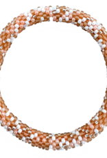 Maison Kizo Maison Kizo, Bracelet Népalais, saumon/blanc/or