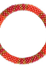 Maison Kizo Maison Kizo, Bracelet Népalais, orange/rouge