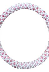 Maison Kizo Maison Kizo, Bracelet Népalais, blanc/rose