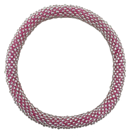 Maison Kizo Maison Kizo, Bracelet Népalais, rose brillant