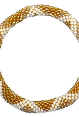 Maison Kizo Maison Kizo, Bracelet Népalais, or/blanc