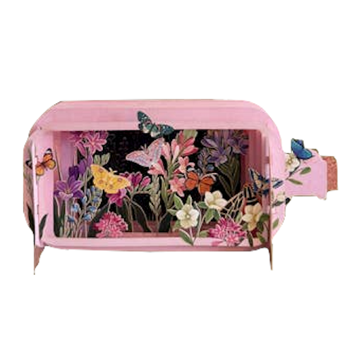 Alljoy Alljoy, Message in a Bottle, butterflies,  rosa