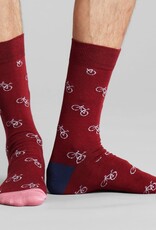 Dedicated Dedicated, Sigtuna Bike Pattern, burgundy, 36-40