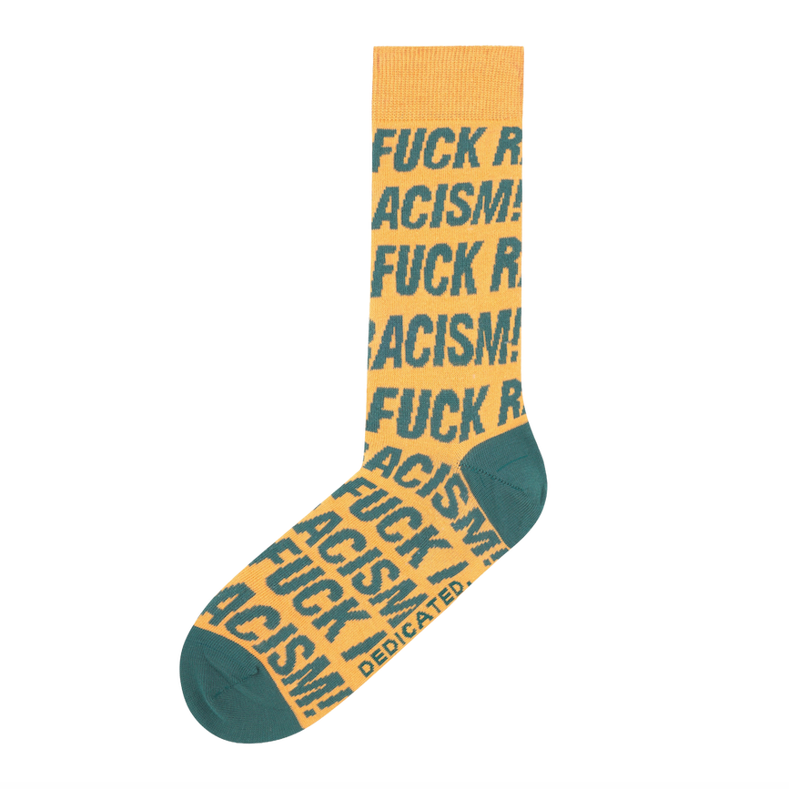 Dedicated Dedicated, Sigtuna Fuck Racism, yellow, 36-40