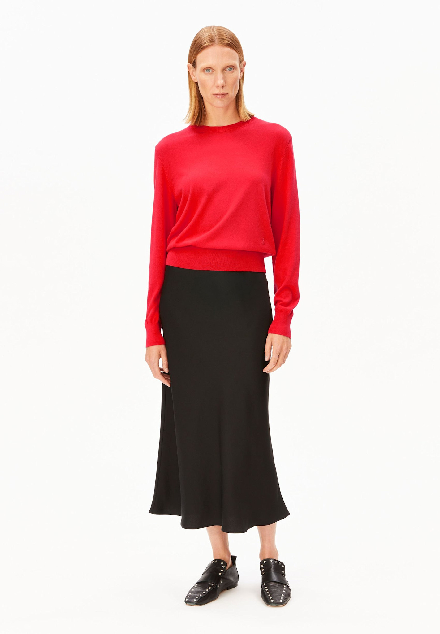Armedangels Armedangels, Fine Knit Sweater, mars red, XS