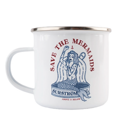 Lakor Lakor, Enamel Mug, tinned mermaid