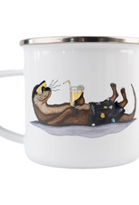 Lakor Lakor, Enamel Mug, an otter vacation