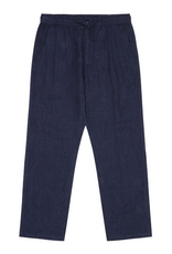 KnowledgeCotton Apparel KnowledgeCotton, Tim Tapered Linen, black jet, XL