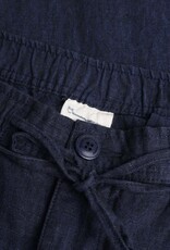 KnowledgeCotton Apparel KnowledgeCotton, Tim Tapered Linen, black jet, XL