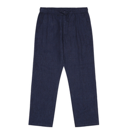 KnowledgeCotton Apparel KnowledgeCotton, Tim Tapered Linen, black jet, M