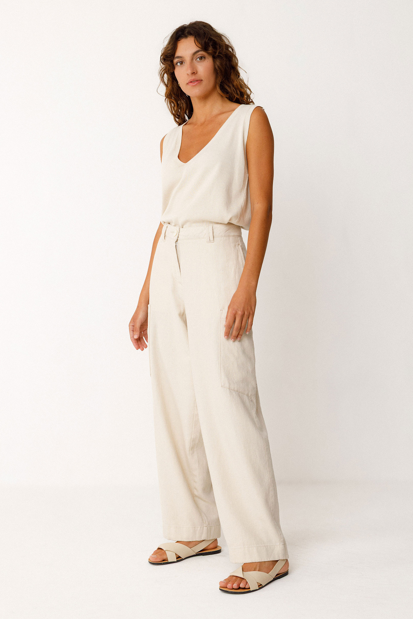 Skunkfunk Skfk, Metxe Trouser, ivory, L (42)
