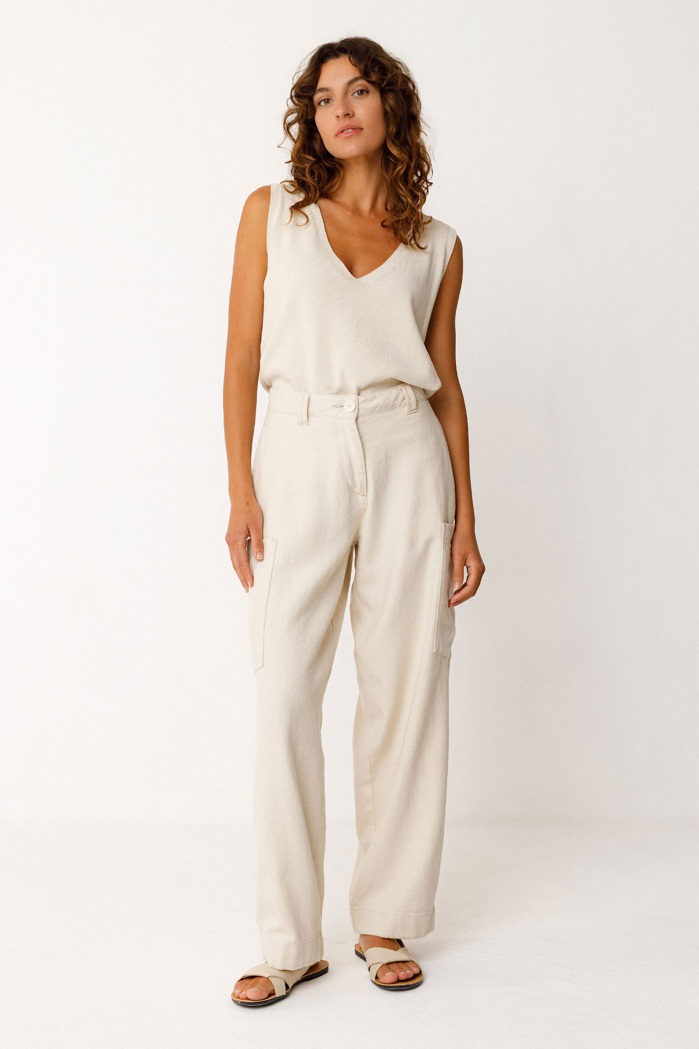 Skunkfunk Skfk, Metxe Trouser, ivory, S (38)