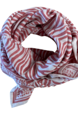 Maison Augustin Maison Augustin, Adult Zebra Scarf, pink