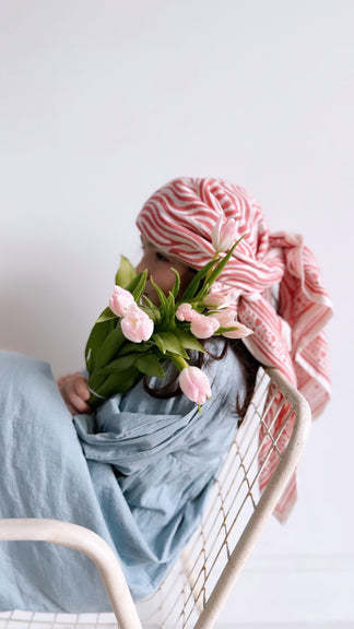 Maison Augustin Maison Augustin, Adult Zebra Scarf, pink