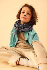 Maison Augustin, Adult Zebra Scarf, indigo