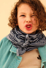 Maison Augustin, Adult Zebra Scarf, indigo