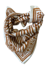 Maison Augustin Maison Augustin, Adult Zebra Scarf, camel