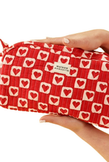 Maison Augustin Maison Augustin, Heart Toiletry Bag, ruby