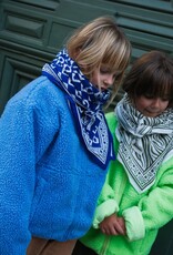 Maison Augustin Maison Augustin, Adult Checkered Scarf, blue