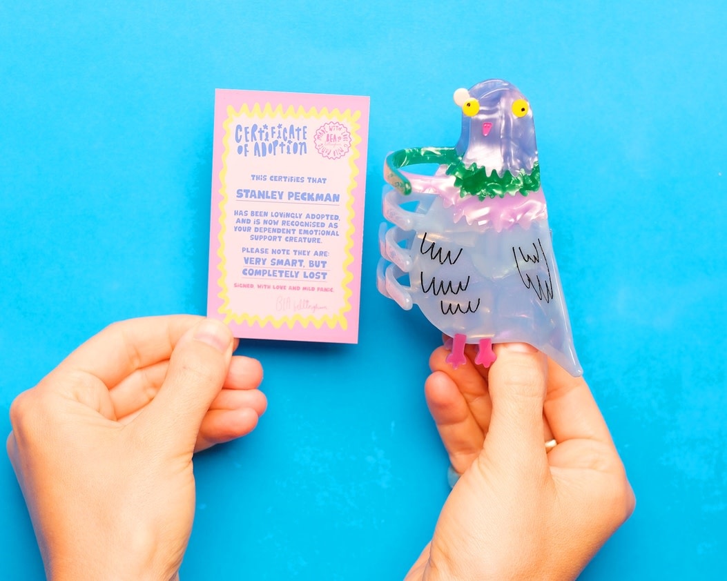 Bea Bellingham Bea Bellingham, Hair Clip, bird brain