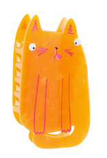 Bea Bellingham Bea Bellingham, Hair Clip, fat orange cat