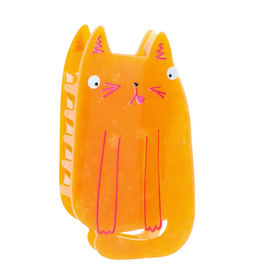 Bea Bellingham Bea Bellingham, Hair Clip, fat orange cat