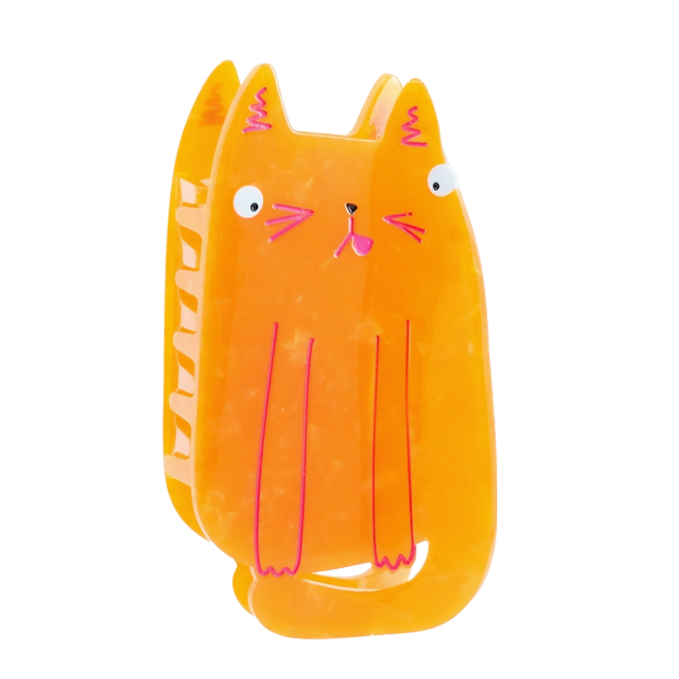Bea Bellingham Bea Bellingham, Hair Clip, fat orange cat