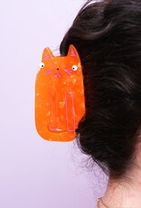 Bea Bellingham Bea Bellingham, Hair Clip, fat orange cat