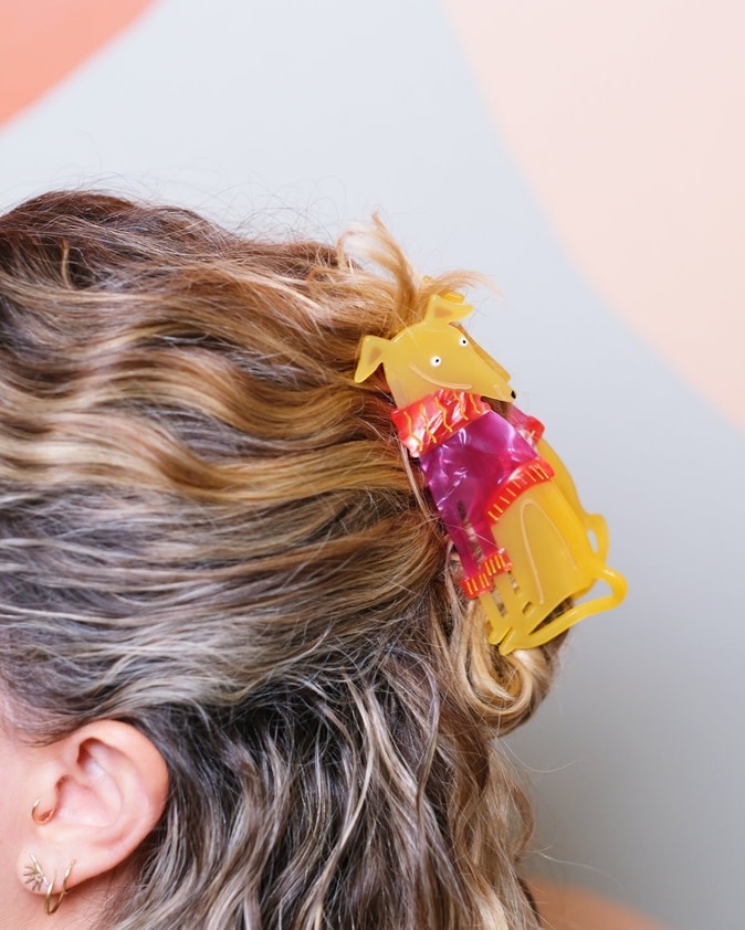 Bea Bellingham Bea Bellingham, Hair Clip, greyhound