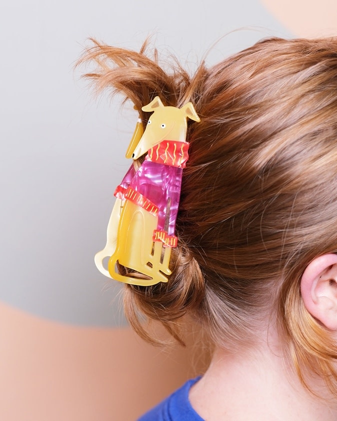 Bea Bellingham Bea Bellingham, Hair Clip, greyhound