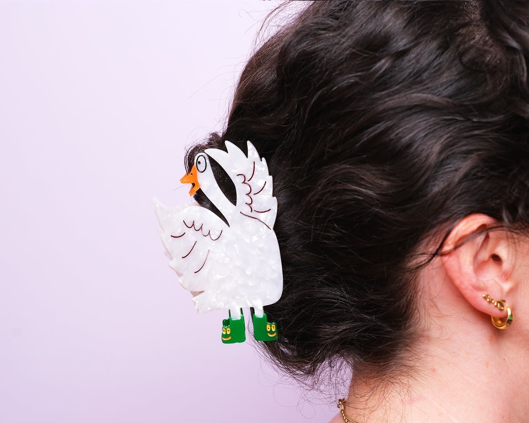 Bea Bellingham Bea Bellingham, Hair Clip, silly goose