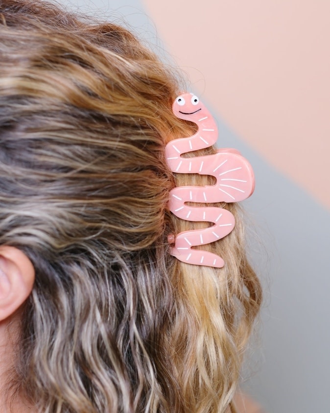 Bea Bellingham Bea Bellingham, Hair Clip, worm