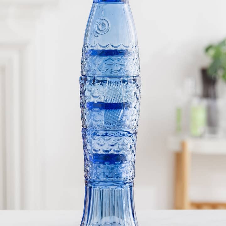 Uberstar Uberstar, Fish Stacking Glass, blau