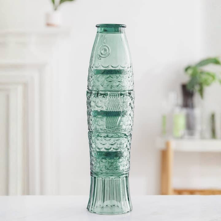 Uberstar Uberstar, Fish Stacking Glass, grün