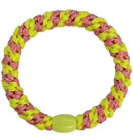 BonDep BonDep, Haargummi, stripe coral neon yellow