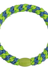 BonDep BonDep, Haargummi, stripe lime green ocean glitter