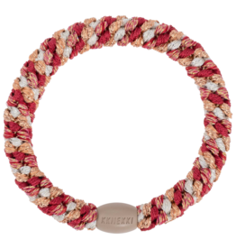 BonDep BonDep, Haargummi, mix raspberry ivory glitter