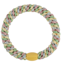 BonDep BonDep, Haargummi, mix sparkle blue pastel glitter
