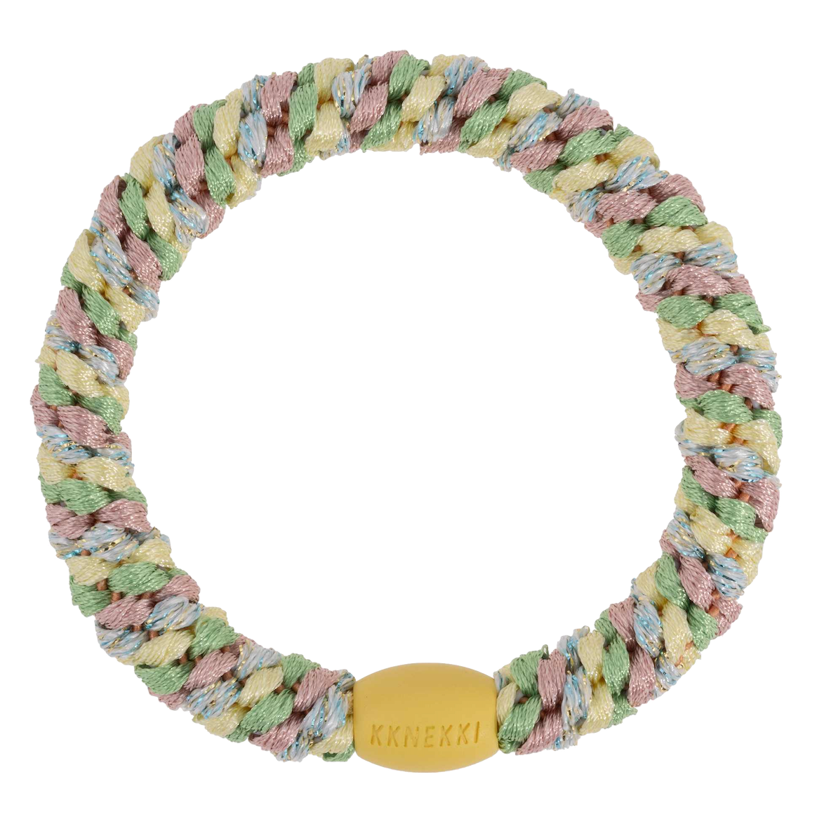 BonDep BonDep, Haargummi, mix sparkle blue pastel glitter