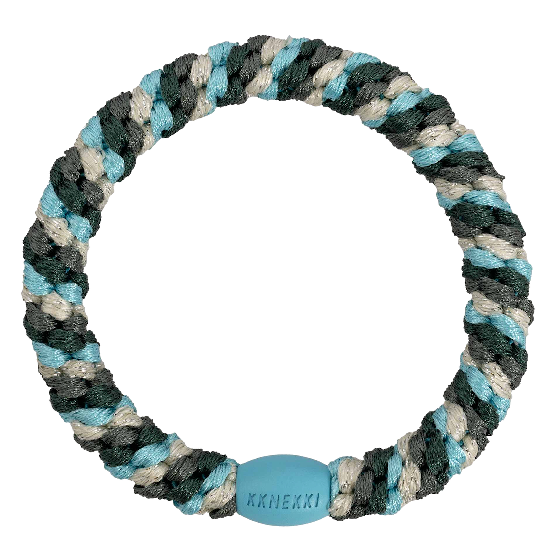BonDep BonDep, Haargummi, mix turquoise jungle glitter