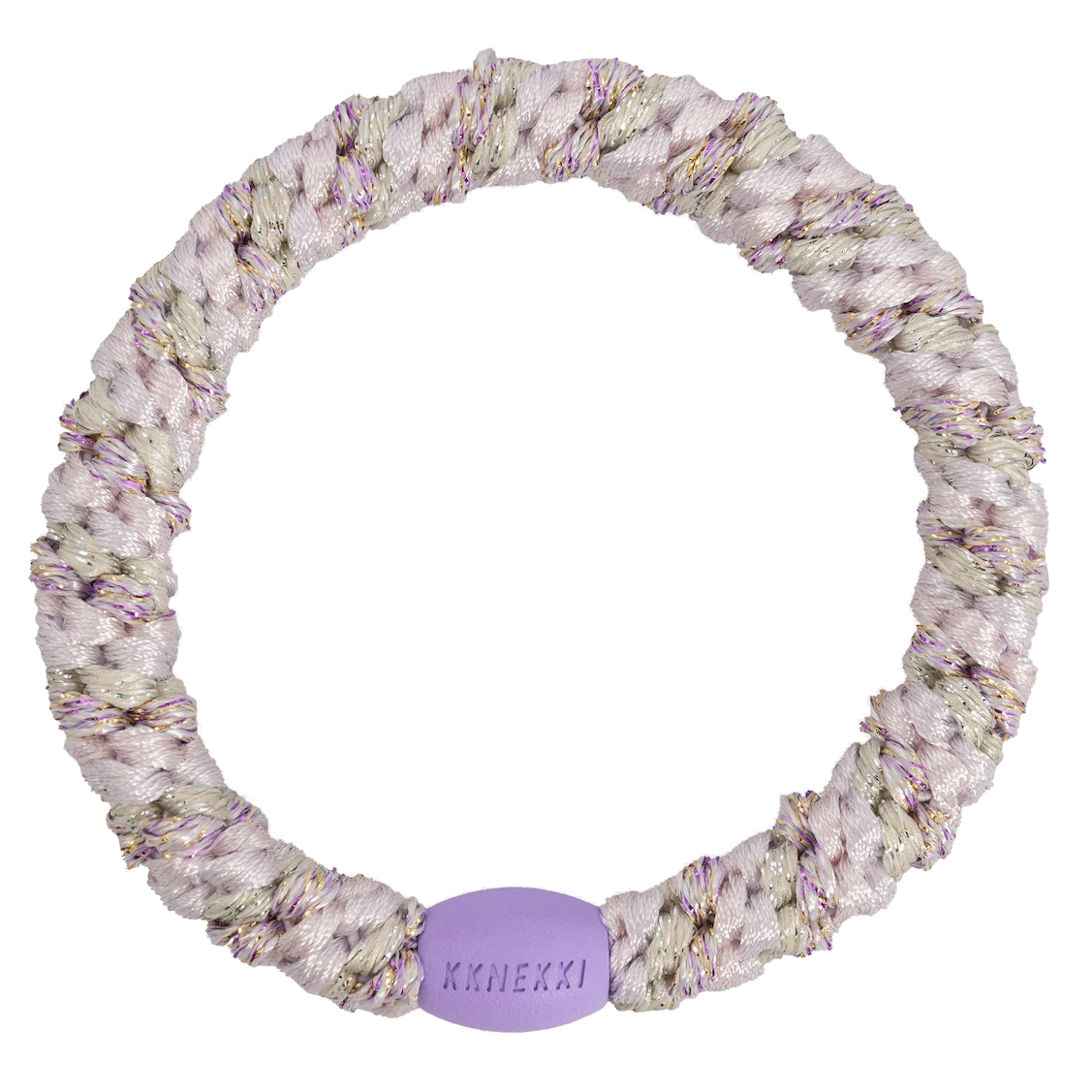 BonDep BonDep, Haargummi, mix lavender ballet pink glitter