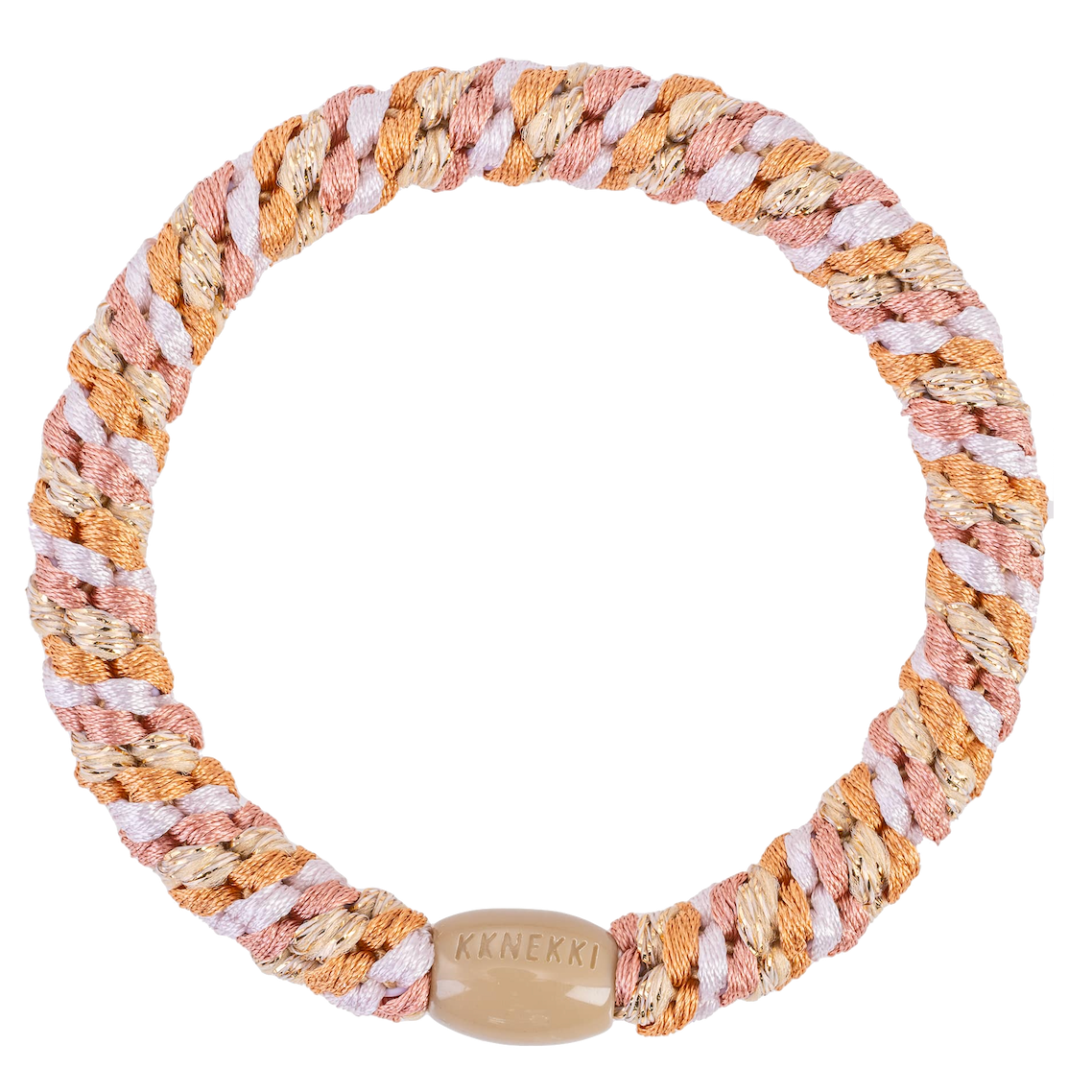 BonDep BonDep, Haargummi, mix pink nude glitter